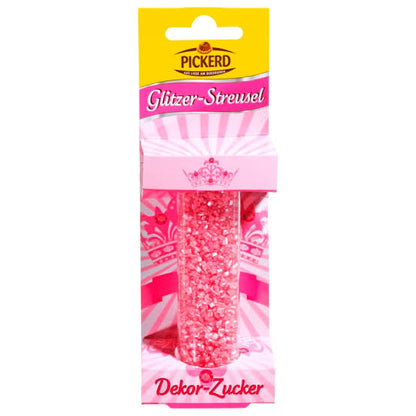 Pickerd Glitzer-Streusel rosa 34g