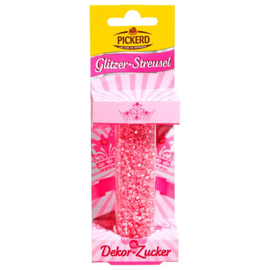 Pickerd Glitzer-Streusel rosa 34g