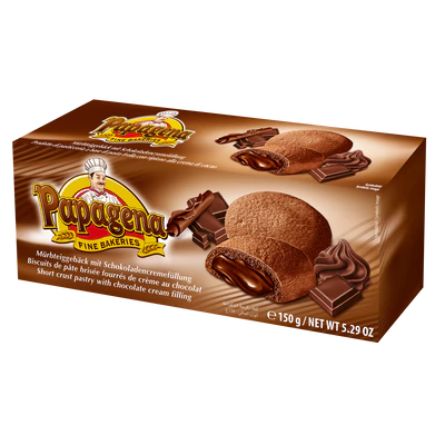Papagena Biscuits mit Schokocremefüllung 150g