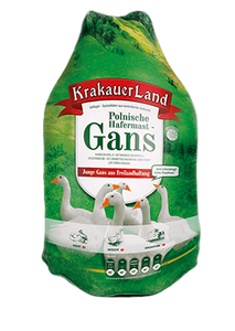 Krakauer Land Polnische Hafermastgans Handelsklasse A 3800g
