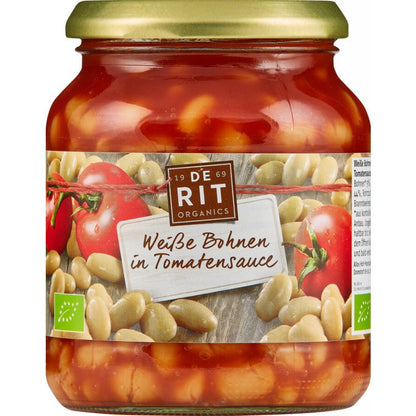 Bio De Rit Weiße Bohnen in Tomatensoße 360g