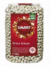 Bio Davert grüne Erbsen 500g