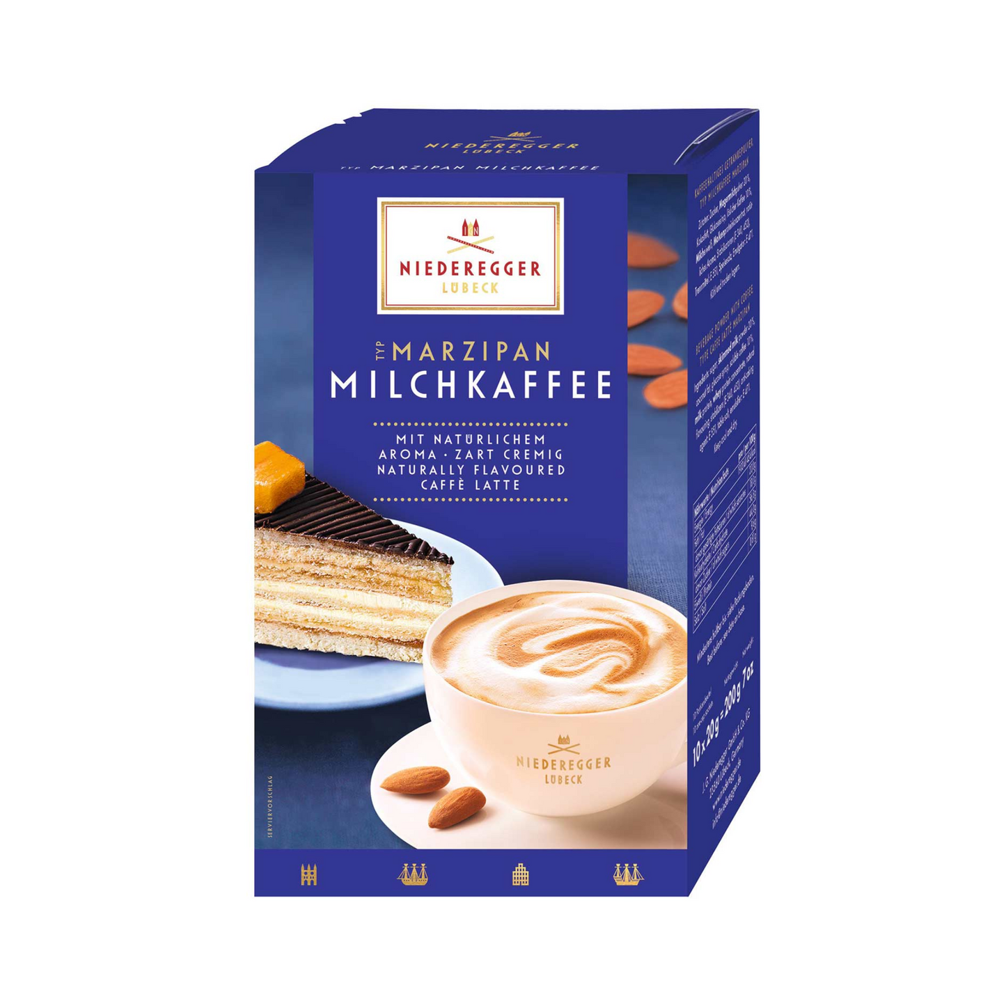 Niederegger Marzipan Milchkaffee 10Stick-Portionsbeutel 200g