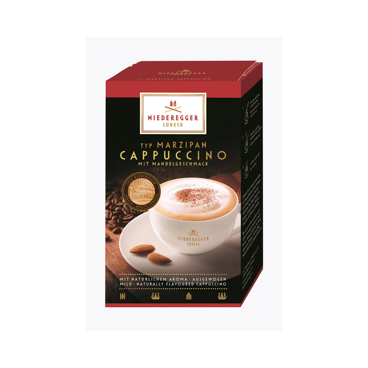 Niederegger Marzipan Cappuccino 10 Stick-Portionsbeutel 220g