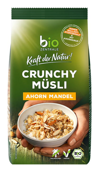 Bio Zentrale Crunchy-Müsli Ahorn-Mandel 375g