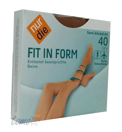 nur die Fit in Form Strumpfhose 40den Komfortgröße schwarz 1 Gr.52/56