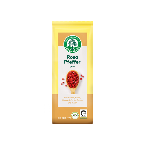 Bio Lebensbaum Pfeffer rosa ganz 25g