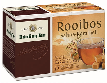 Bünting Rooibos Sahne-Karamell Tee 20ST 35g