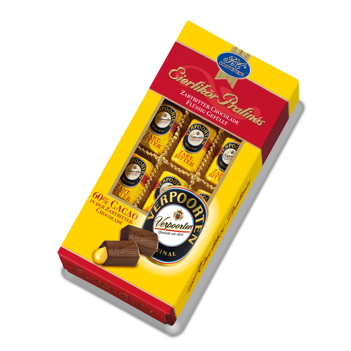 Verpoorten Eierlikör-Pralinen zartbitter 120g