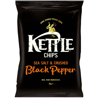 Kettle Chips Crushed Black Pepper 40g