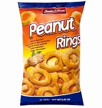 Snackline Peanut Rings 125g