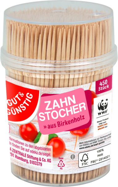 GUT&GÜNSTIG Zahnstocher 450ST
