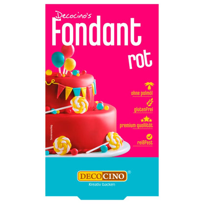 Decocino Rollfondant rot 250g