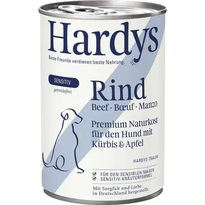Hardys Traum Sensitiv Rind Hundenaturkost 400g