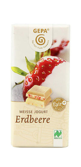 Bio Gepa Weisse Erdbeer Schokolade 40g