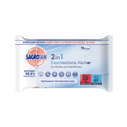 Sagrotan 2in1 Desinfektions-Tücher 15ST