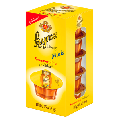 Langnese Minis Sommerblütenhonig goldklar 5x20g