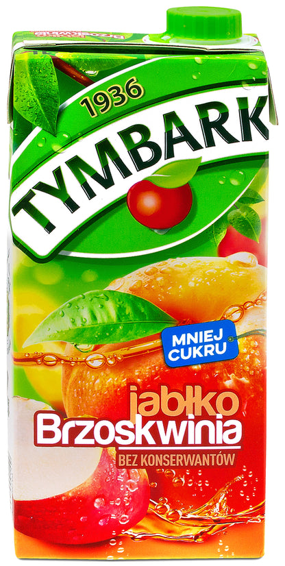 Tymbark Polnisches Apfelgetränk mit Pfirsich 1l