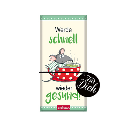 Steinbeck Schokolade Werde schnell wieder gesund 100g