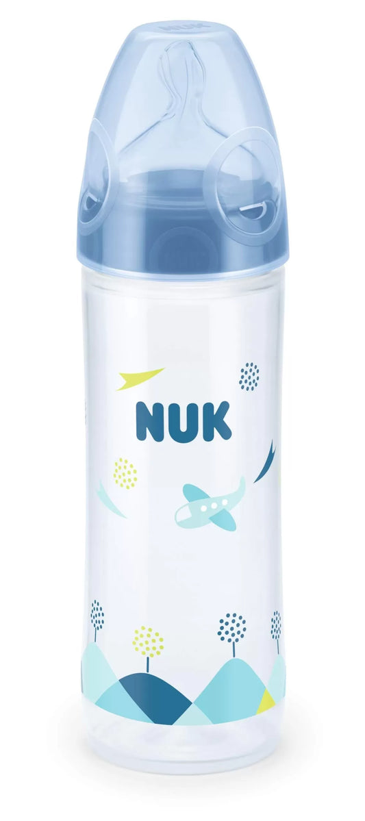 Nuk Flasche New Classic Polypropylen mit Silikon Milch Sauger Gr.2 250ml