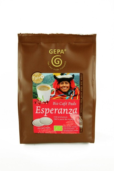 Bio Gepa Cafe Esperanza Pads 18x7g