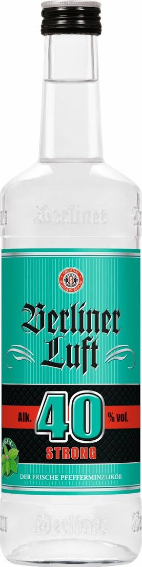 Berliner Luft strong Pfefferminzlikör 40% 0,7l