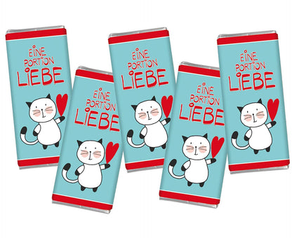 Steinbeck Minischokolade Geschenktütchen Männer-Eine Portion Liebe 2x18g