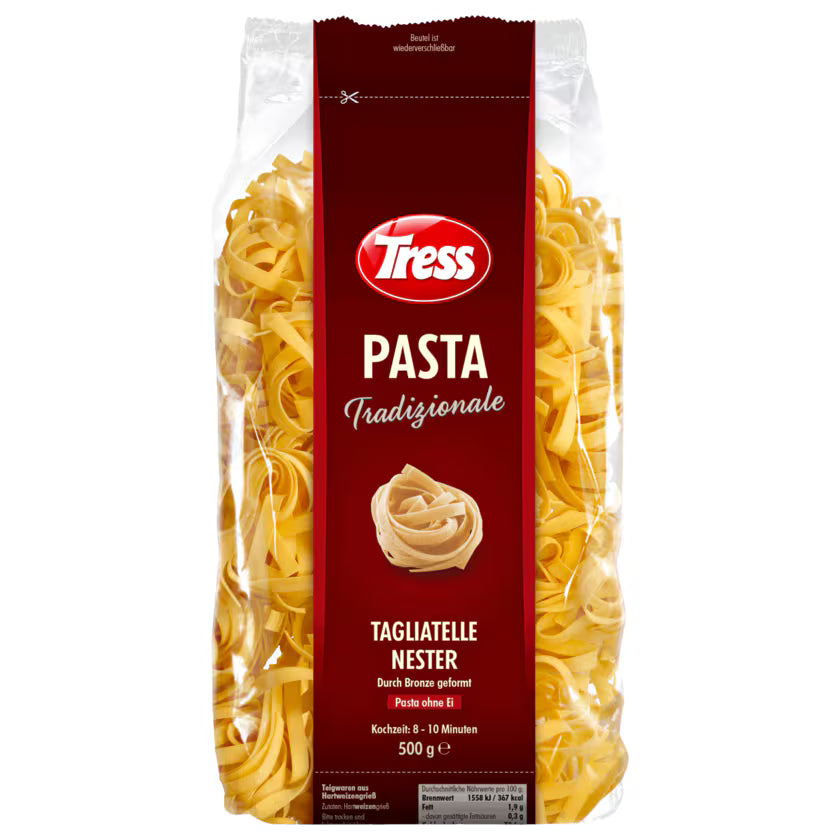 Tress Pasta Tradizionale Tagliatelle-Nester 500g