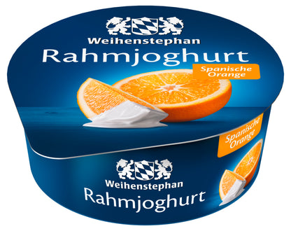 Weihenstephan Rahmjoghurt Spanische Orange 150g