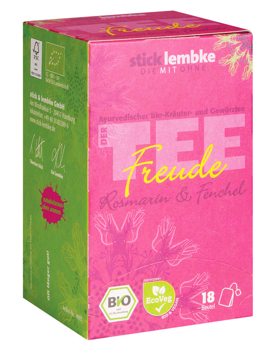 Bio Stick&Lembke Kräuter-&Gewürztee Freude 18ST 36g
