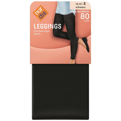 nur die Damen Leggings 80den schwarz 1 Gr.44/48