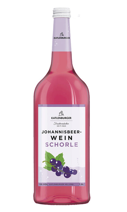 Katlenburger Johannisbeerwein Schorle 1l