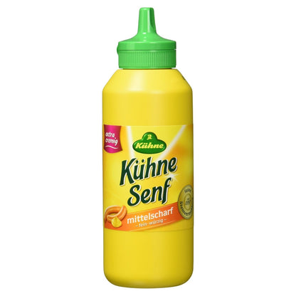 Kühne Senf mittelscharf Flasche 250ml
