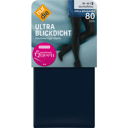 nur die Damen Strumpfhose Ultra-Blickdicht schwarz 1 Gr.44/48