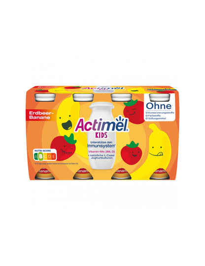 Actimel Drink Kids Erdbeere Banana 8x100g