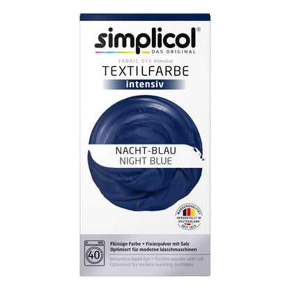 Simplicol Textilfarbe Intensiv Textilfarbe+Fixierer nachtblau