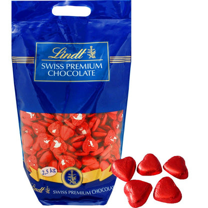 Lindt Herzli Milch Rot 5kg
