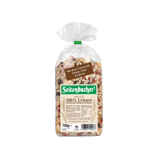 Seitenbacher 100% Urkorn Müsli 750g