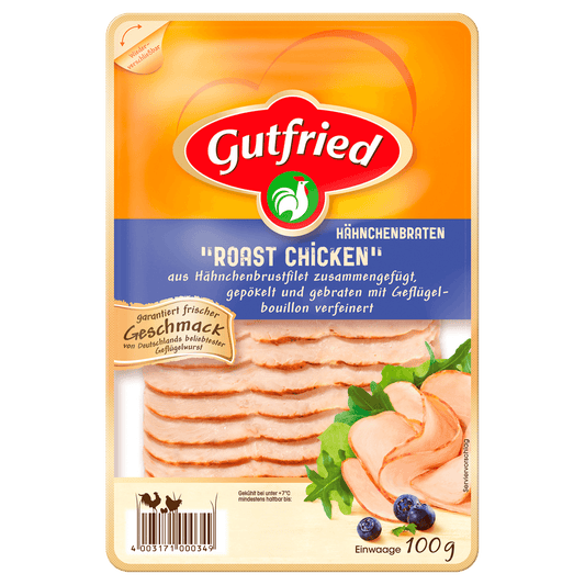 Gutfried Hähnchenbraten-Aufschnitt Roast Chicken 100g