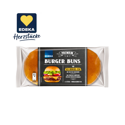 EDEKA Herzstücke Brioche Burger Buns 4ST 250g