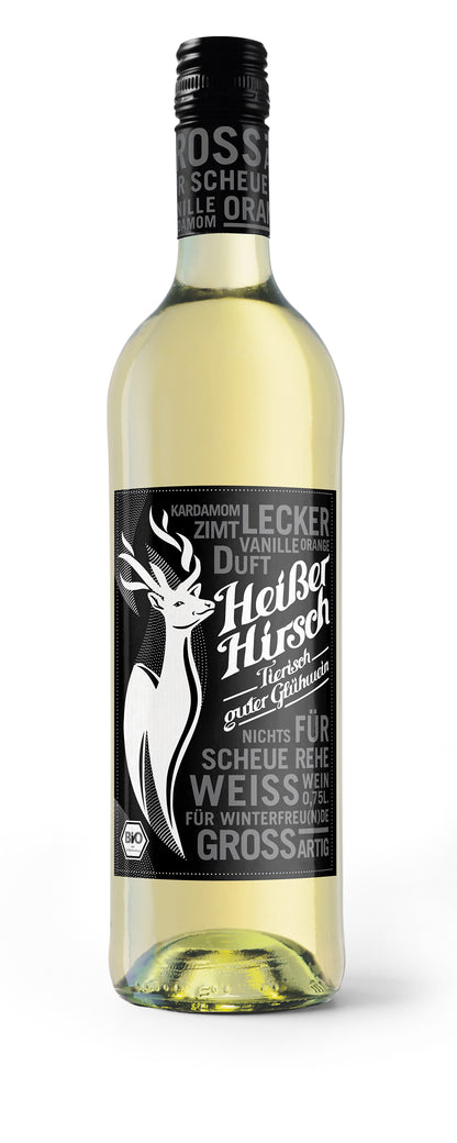 Bio Heißer Hirsch Glühwein weiß 0,75l