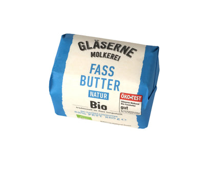 Bio Gläserne Molkerei Fassbutter 250g