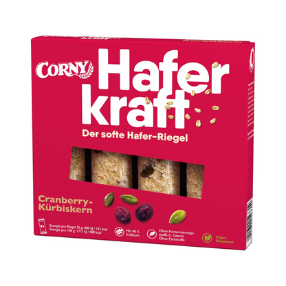 Corny Haferkraft Cranberry-Kürbiskern 4x35g