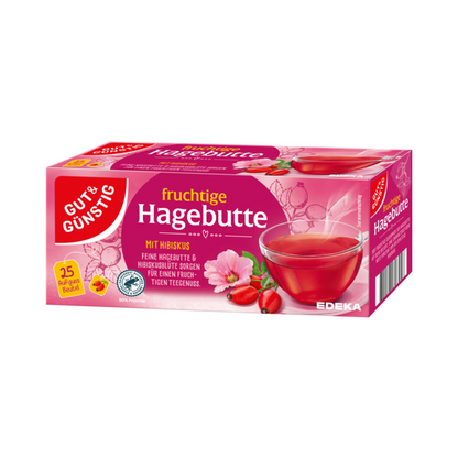GUT&GÜNSTIG Hagebutte mit Hibiskus 25x3,5g