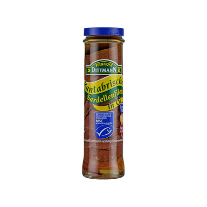 MSC Feinkost Dittmann Kantabrische Sardellenfilets in Olivenöl 55g