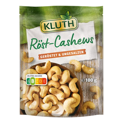 Kluth Cashewkerne geröstet ohne Salz 100g
