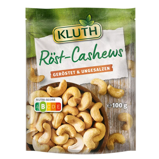 Kluth Cashewkerne geröstet ohne Salz 100g