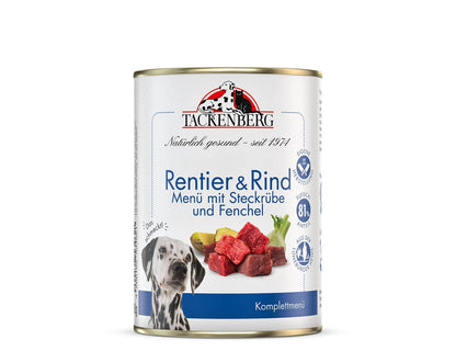 Tackenberg Rentier und Rind mit Steckrüben&Fenchel 400g