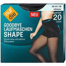 nur die Damen Strumpfhose goodbye Laufmaschen 20den schwarz 94 Gr.38/40