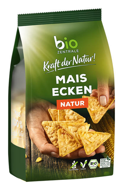 Bio Zentrale Mais-Ecken natur 90g